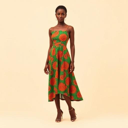 Ankara Midi Dress